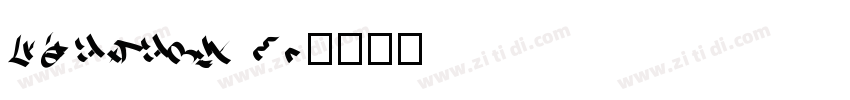 beixing 01字体转换